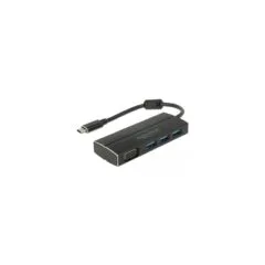 USB 3.2 Gen 1 multiport hub - USB-C plug to 3x USB-A + VGA socket, USB hub