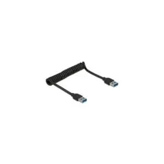 USB 3.2 Gen 1 Spiral Cable - USB-A male to USB-A male