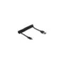 USB 3.2 Gen 2 spiral cable, USB-A male to USB-C male