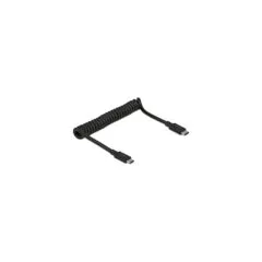USB 3.2 Gen 2 spiral cable, USB-C male to USB-C male