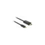 USB adapter cable, USB-C plug to HDMI 4K plug