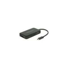 USB adapter - USB-C connector to VGA + HDMI + DVI + DisplayPort socket