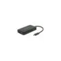 USB adapter - USB-C connector to VGA + HDMI + DVI + DisplayPort socket