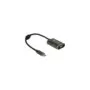 USB adapter, USB-C male to Mini DisplayPort 4K female