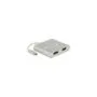 USB adapter - USB-C plug to HDMI socket + DisplayPort socket