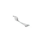 USB Aufrollladekabel, USB-A to Micro-USB + USB-C + Lightning