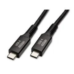 USB-C to USB-C Cable - 2m - 240W PD, USB4 40Gbps, Black