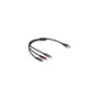 USB Charging Cable - 87236 - USB-A Plug to USB-C + Micro USB + Lightning Plug
