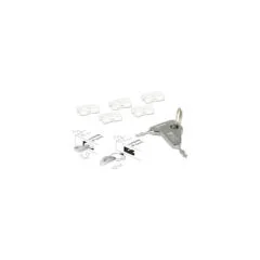 USB Port Blocker Set - for USB-A Socket, Mortise Lock