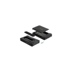USB Type-C enclosure for 1 x M.2 NVMe SSD + 1 x 2.5'' SATA SSD HDD - drive enclosure