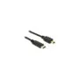 USB2.0 USB Type-C 2.0 Stecker to USB 2.0 Typ Mini-B Stecker 2.0 m schwarz Delock