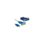 VALUE Konverter-Kabel USB-seriell trkis 1.8m