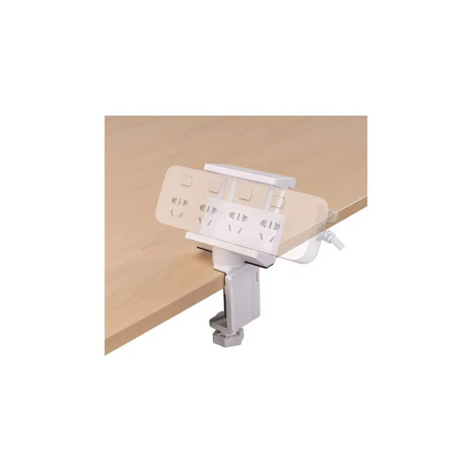 VALUE Tischklemme fr Steckdosenleiste. drehbar 360. wei — image 10