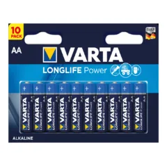 Varta Alkaline AA 10pcs Longlife Power - AA 10pcs Longlife Power
