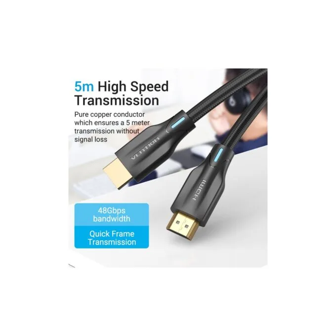 Vention AAUBH HDMI 2.1 8K Braided Cable 2.0m — image 10