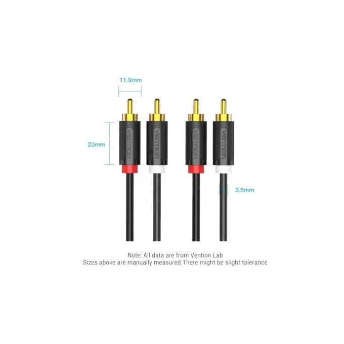 Vention AUDIO 2RCA to 2RCA M-M Cable - BCMBG - 1.5m — image 3