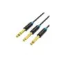 Vention AUDIO 6.3mm M to 2x6.3mm M TRS Cable - BATBH - 2.0m