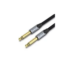 Vention AUDIO - BASHG - 6.3mm M-M Braided Cable Aluminum 1.5m