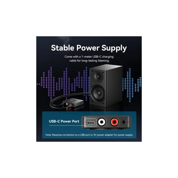 Vention AUDIO Bluetooth Receiver - NAJB0 - 3.5mm 2RCA — image 13