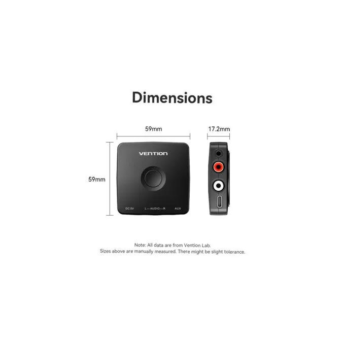 Vention AUDIO Bluetooth Receiver - NAJB0 - 3.5mm 2RCA — image 17