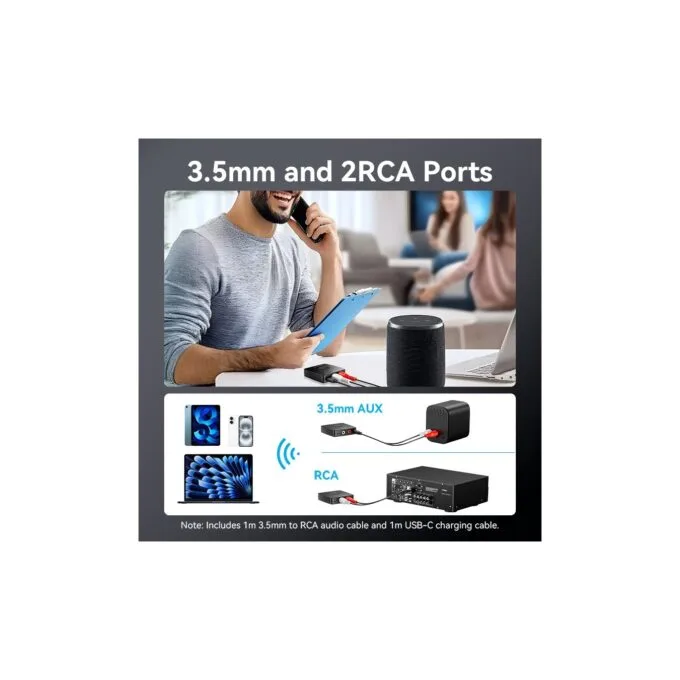 Vention AUDIO Bluetooth Receiver - NAJB0 - 3.5mm 2RCA — image 9