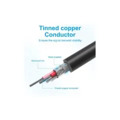 Vention AUDIO Cable - BBEBJ - 6.3mm to XLR M-F Cable 5.0m