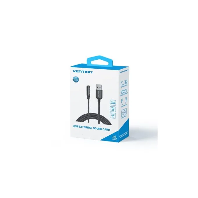 Vention Audio Converter USB-A to 1x3.5mm 1.0m Cable - CVEBF - Braided — image 14