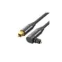 Vention AUDIO Optical Cable - BKDBJ - 90-Degree Aluminium 5.0m Black