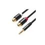Vention AUDIO - VAB-R02-B030 - 3.5mm M to 2RCA F Cable 0.3m