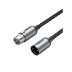 Vention AUDIO XLR M-F Cable - BKHHJ - Braided-Metal 5.0m
