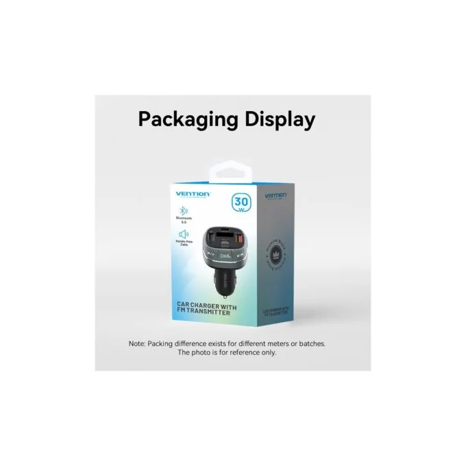 Vention Car FM Transmitter, USB Music Player & Charger - FFLB0 - 3xUSB 30W 18W 5W — image 16