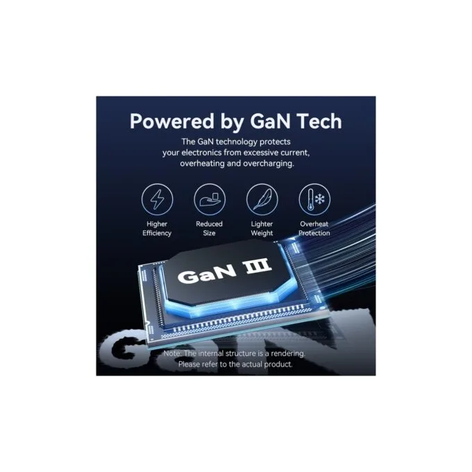 Vention Charger - FESB0-UK - Wall GaN 45W 2xUSBC Black — image 5