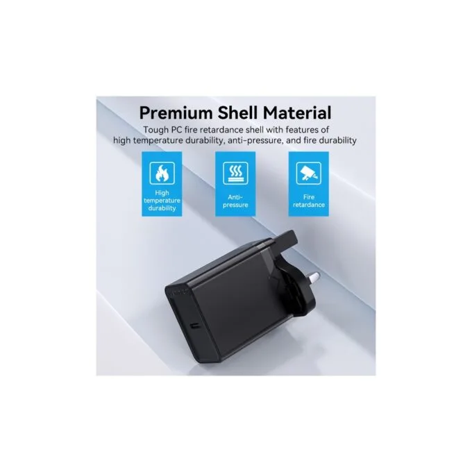 Vention Charger Wall - FADB0-UK - 20W 1xUSBC Black — image 11