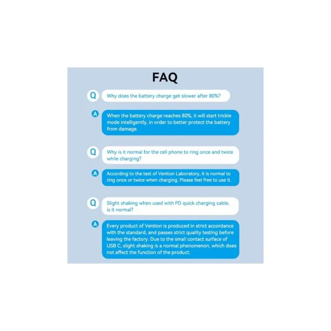 Vention Charger Wall - FADB0-UK - 20W 1xUSBC Black — image 16