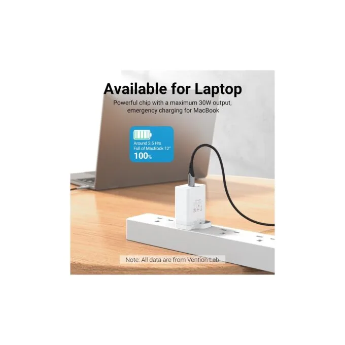 Vention Charger Wall - FAIW0-UK - 30W 1xUSBC UK Plug White — image 8
