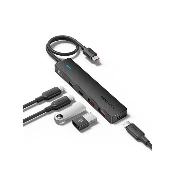 Vention CHYBB USB-C Hub 2xA 2xC 3.2 Gen2 10Gbps + PD Port — image 3