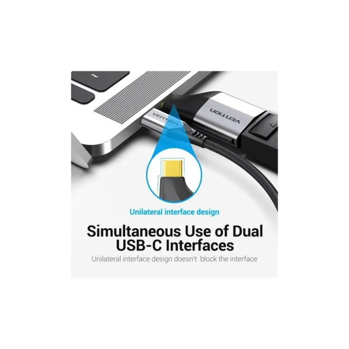 Vention Converter USB-C to DP Adapter - TCCH0 - 4K60Hz Metal — image 2