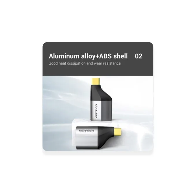 Vention Converter USB-C to DP Adapter - TCCH0 - 4K60Hz Metal — image 11