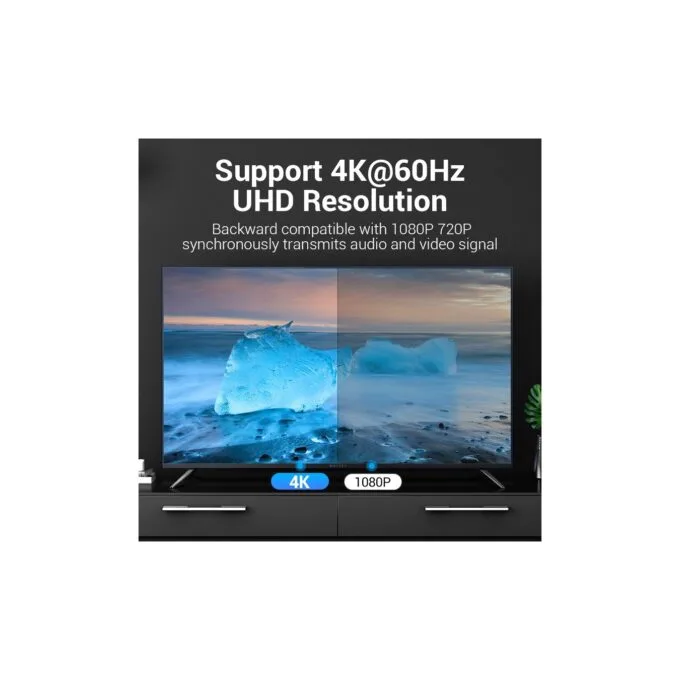 Vention Converter USB-C to DP Adapter - TCCH0 - 4K60Hz Metal — image 3