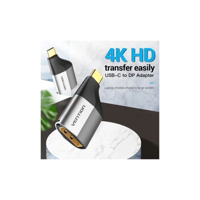 Vention Converter USB-C to DP Adapter - TCCH0 - 4K60Hz Metal — image 8
