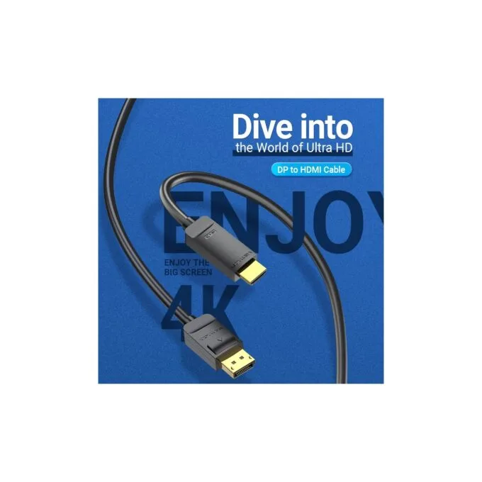 Vention DisplayPort Cable to HDMI - HAGBH - 4K30Hz 2.0m — image 2