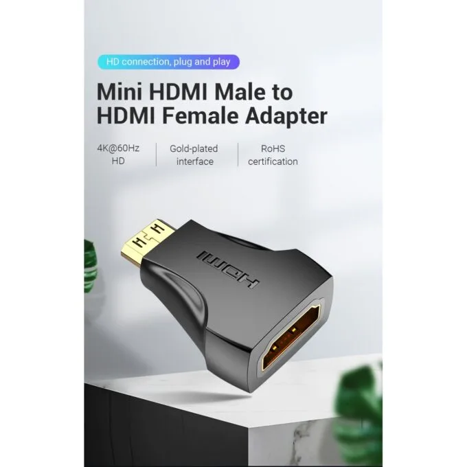 Vention HDMI Adaptor - AISB0 - Female to Mini HDMI Male — image 2