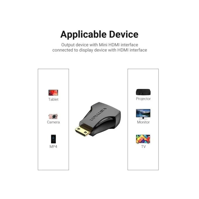 Vention HDMI Adaptor - AISB0 - Female to Mini HDMI Male — image 8