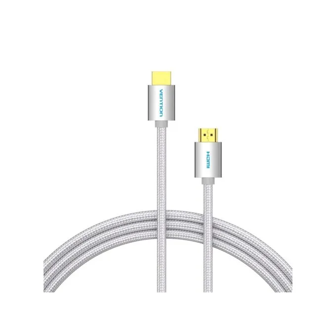 Vention HDMI Cable - AABIH - HDMI Cable 2.0 4K60Hz Braided 2.0m Silver — image 2