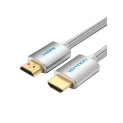 Vention HDMI Cable - AABIH - HDMI Cable 2.0 4K60Hz Braided 2.0m Silver