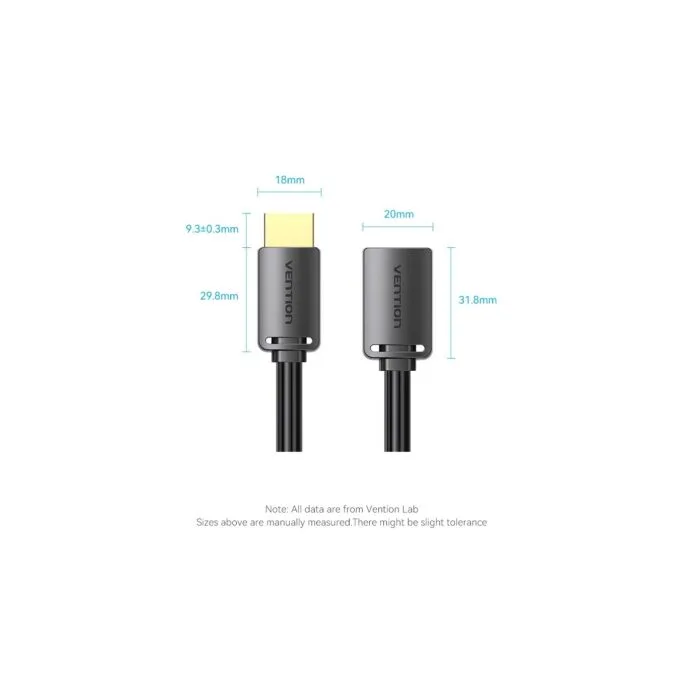 Vention HDMI Cable - AHCBI - 2.0 M-F Extension 3.0m — image 16