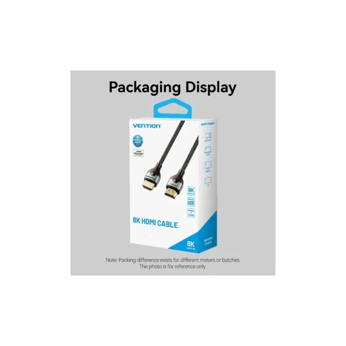 Vention HDMI Cable - ALOGG - HDMI Cable 2.1 8K60Hz Braided Ultra Thin 1.5m — image 2