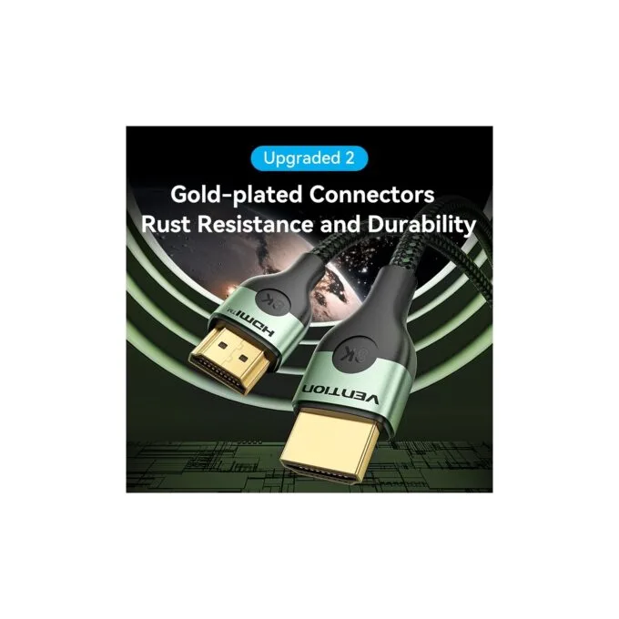 Vention HDMI Cable - ALOGG - HDMI Cable 2.1 8K60Hz Braided Ultra Thin 1.5m — image 13