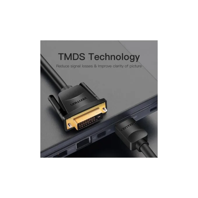 Vention HDMI Cable to DVI - ABFBJ - HDMI to DVI 24+1 BiDirection 5.0m — image 3