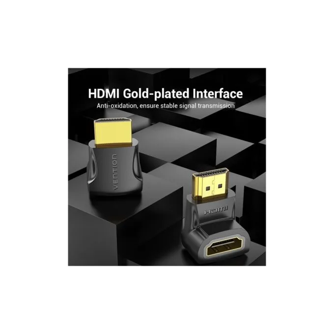 Vention HDMI Right Angle Adaptor Male to Female 90 Degree 4K60Hz AIOB0 — image 9